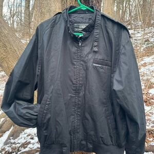 Vintage Members Only Jacket Men’s Medium Black Racing 80’s Style